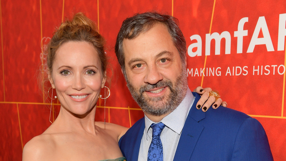 Leslie Mann and Judd Apatow red carpet 