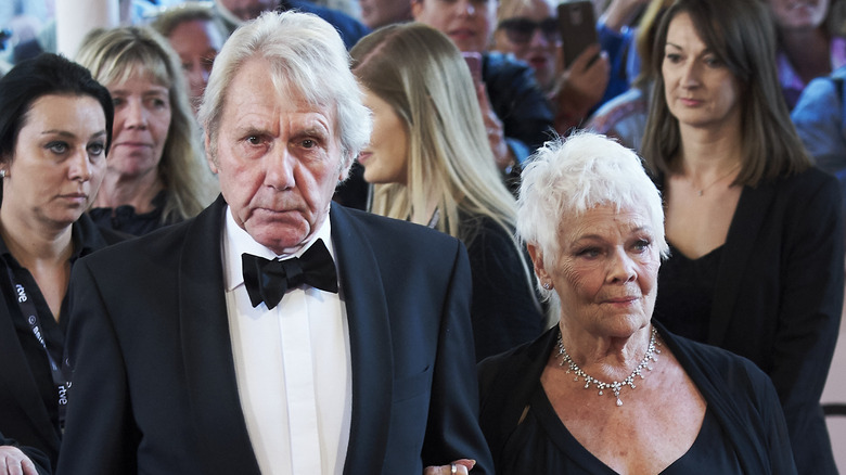 Judi Dench and David Mills attend an event in Spain 2018