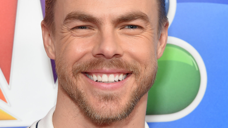 Derek Hough at an NBCUniversal Press Junket 2019