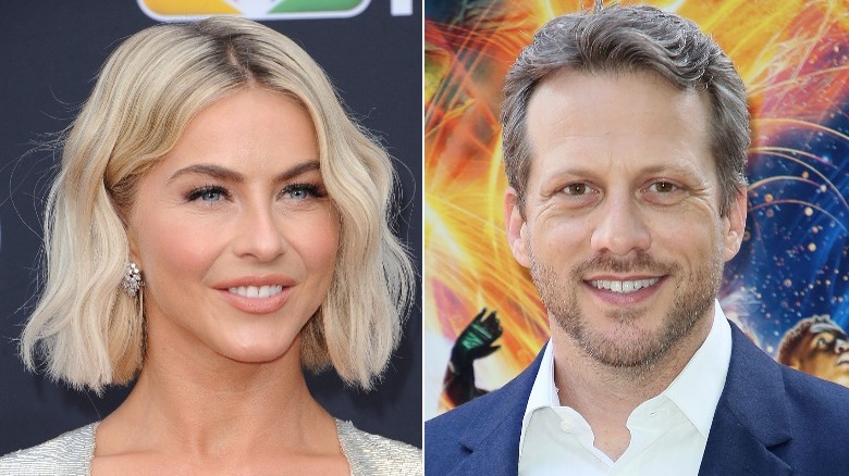 Julianne Hough and Ari Sandel split image