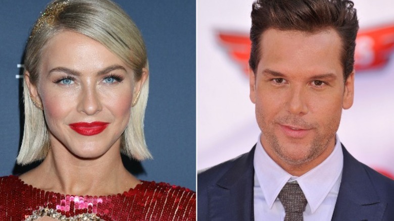 Julianne Hough and Dane Cook split image