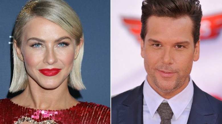 Julianne Hough and Dane Cook split image