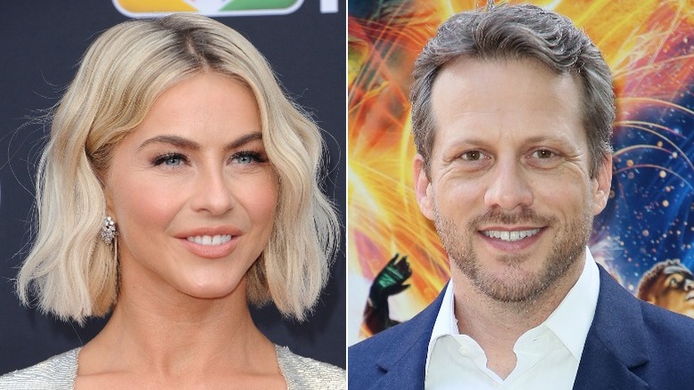 Julianne Hough and Ari Sandel split image