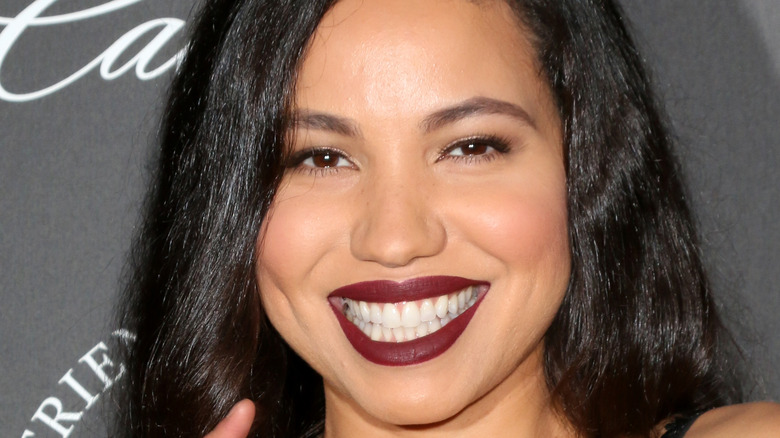 Jurnee Smollett smiling