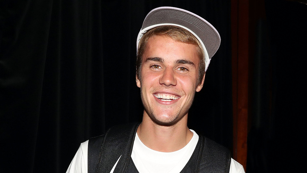 Justin Bieber smiling 