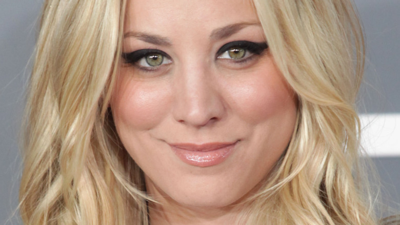 Kaley Cuoco smiling on the red carpet