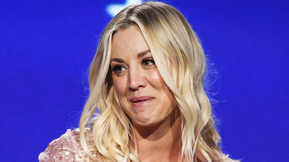 Kaley Cuoco smiling