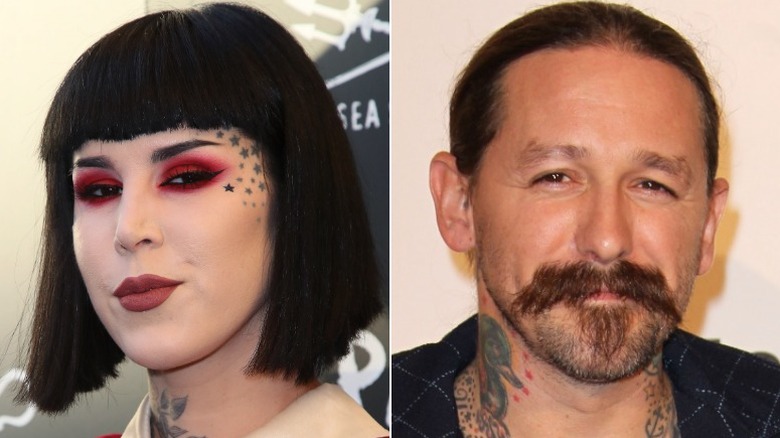 Kat D smiling, Oliver Peck smiling