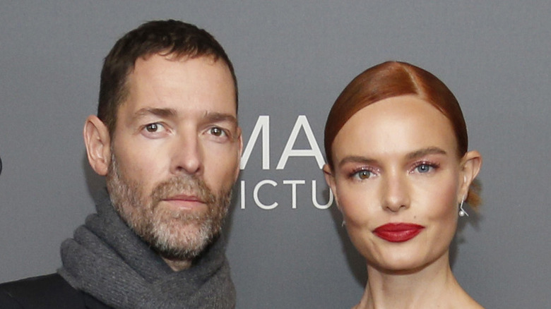 Michael Polish and Kate Bosworth posing
