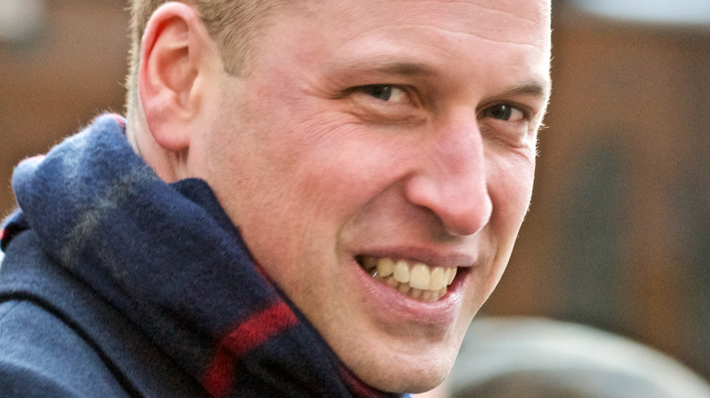 Prince William smiling