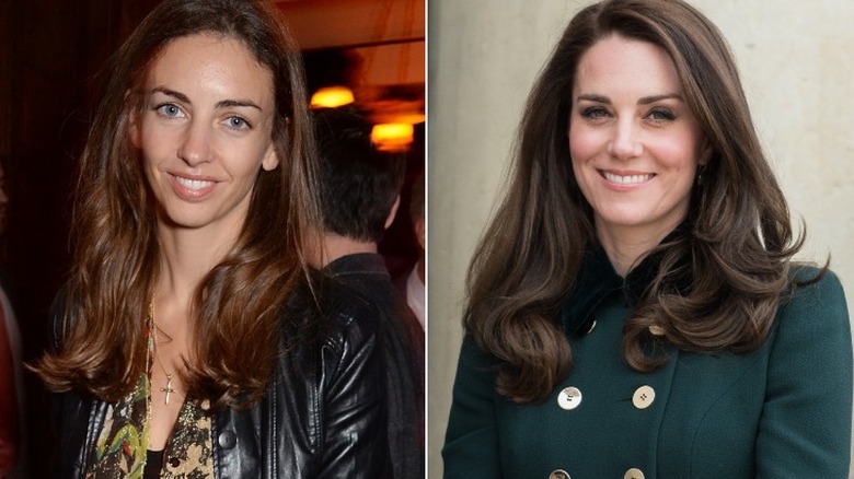 Rose Hanbury and Kate Middleton side by side