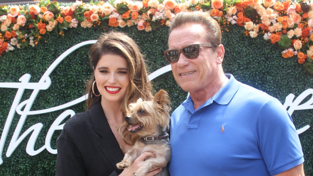 Katherine Schwarzenegger and dad Arnold Schwarzenegger