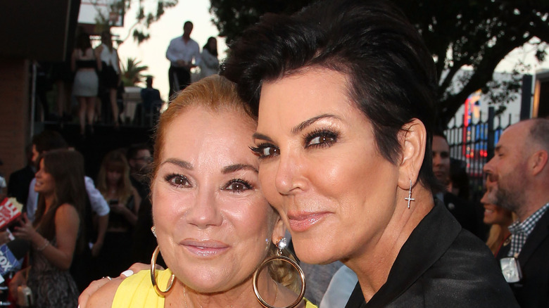 Kathie Lee Gifford and Kris Jenner posing