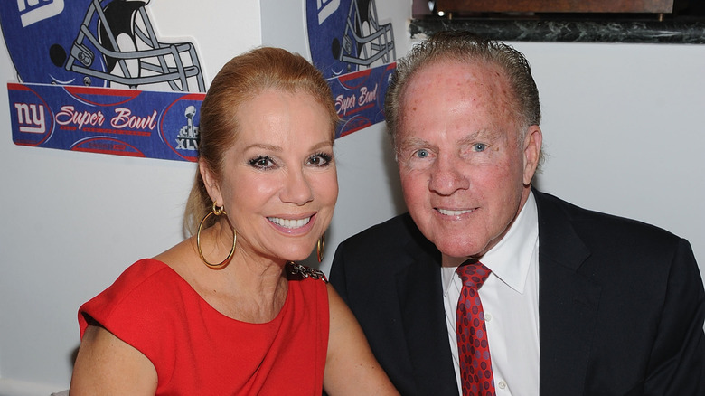 Kathie Lee Gifford posing with her late husband Frank