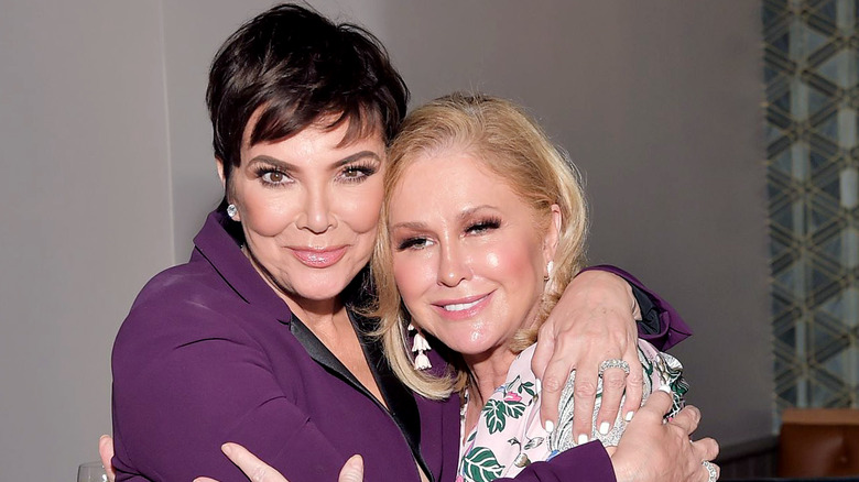 Kris Jennfer and Kathy Hilton posing