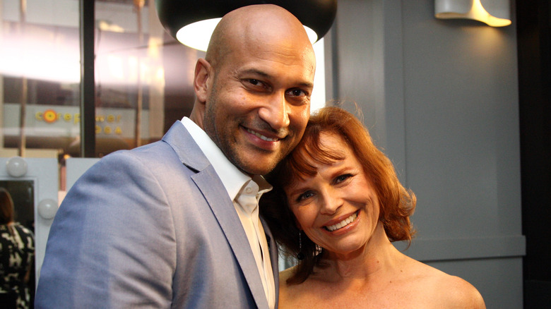 Keegan-Michael Key and Cynthia Blaise smiling