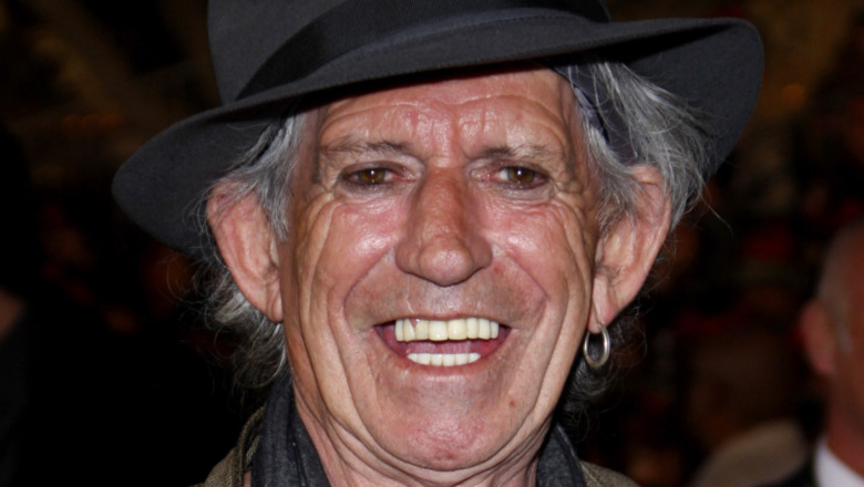 Keith Richards' face