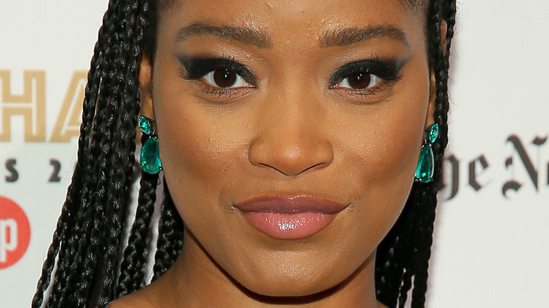 Keke Palmer posing at an event