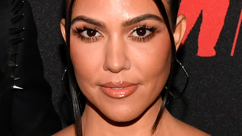 Kourtney Kardashian attending the 2021 MTV Video Music Awards