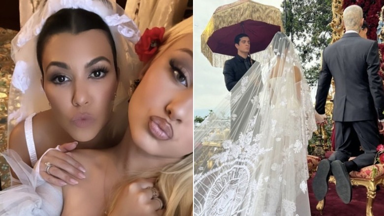 Kourtney Kardashian's Italian wedding photos