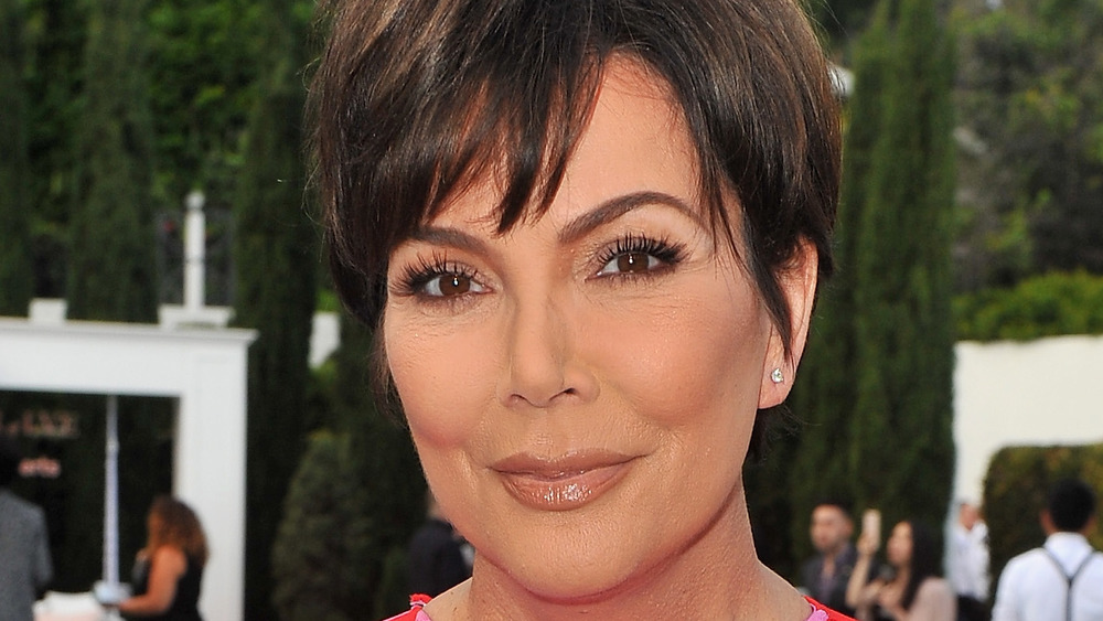 Kris Jenner smirk