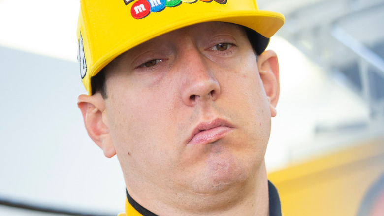 Kyle Busch gets ready to take to the track 2018