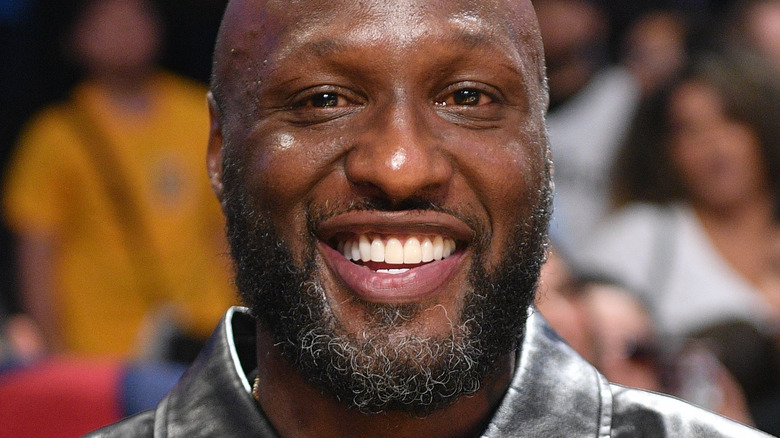 Lamar Odom smiling in 2022