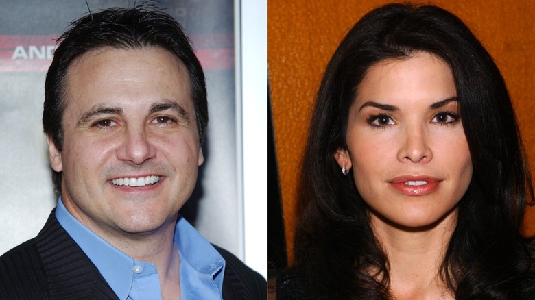 Split image of Gavin Maloof, left, and Lauren Sánchez Bezos, right