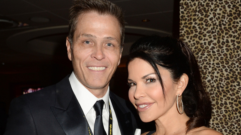 Patrick Whitesell and Lauren Sánchez Bezos at HBO's Official Golden Globe Awards After Party