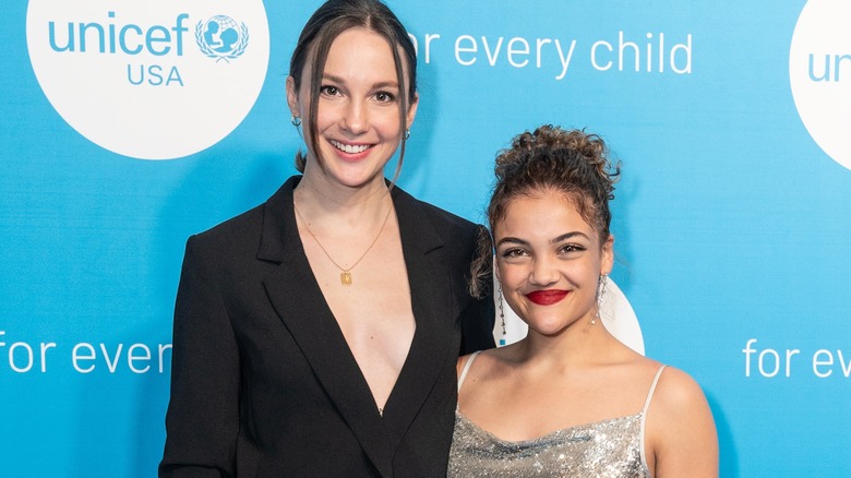 Laurie Hernandez and her partner Charlotte Drury