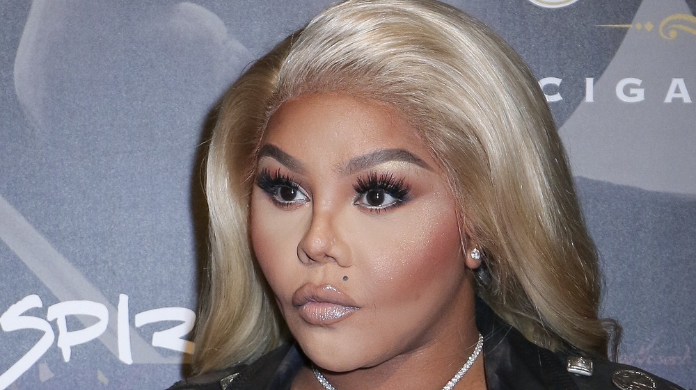 Lil Kim at the pre-Grammy Gala January 2020