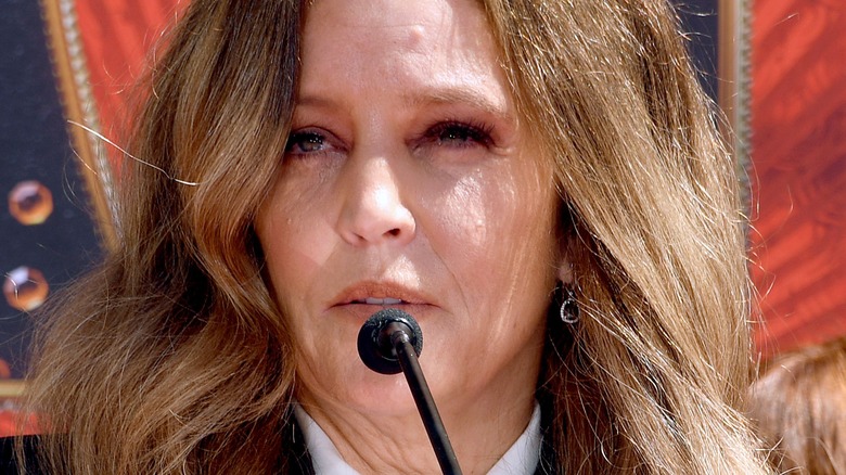 Lisa Marie Presley on a red carpet