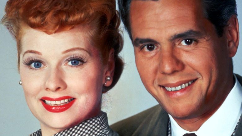 Lucille Ball, Desi Arnaz smiling