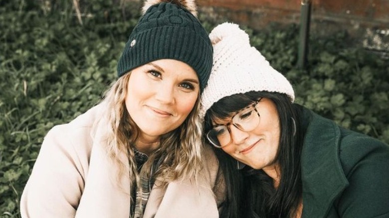 Leslie and Lyndsey in winter hats