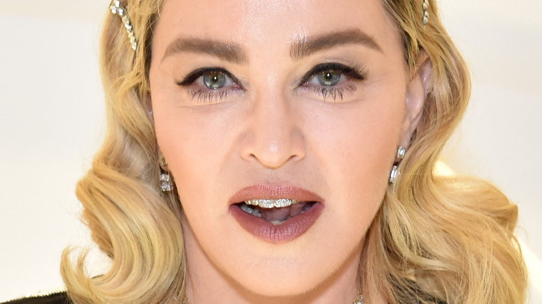 Madonna mouth open