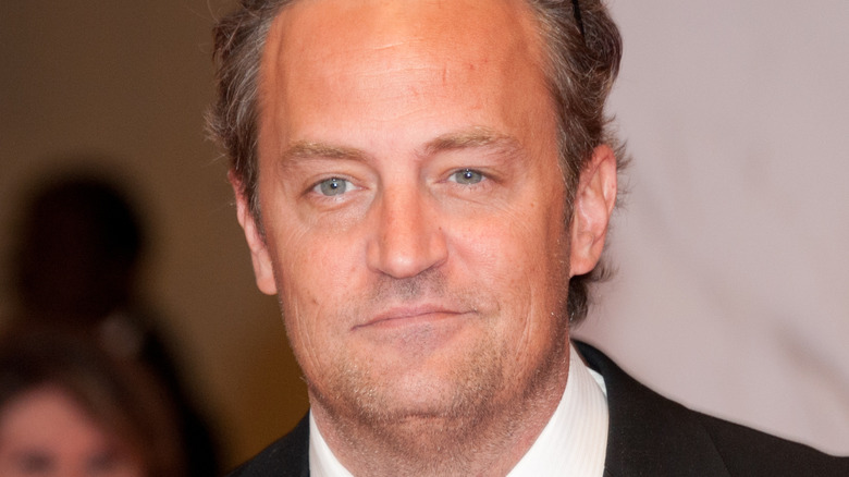 Matthew Perry arriving at White House Correspondents' dinner