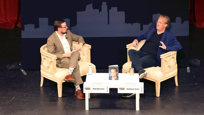 Matthew Perry talking about memoir