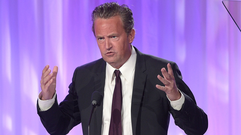 Matthew Perry speaking