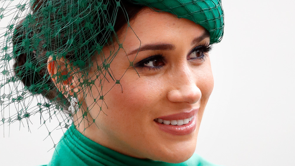 Meghan Markle green hat