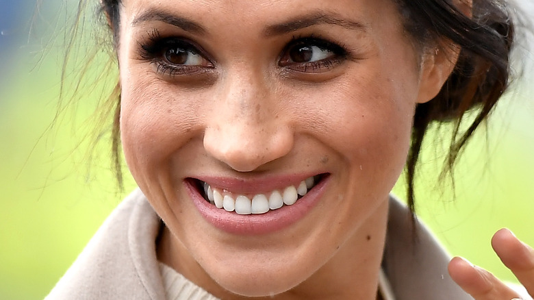 Meghan Markle smiling