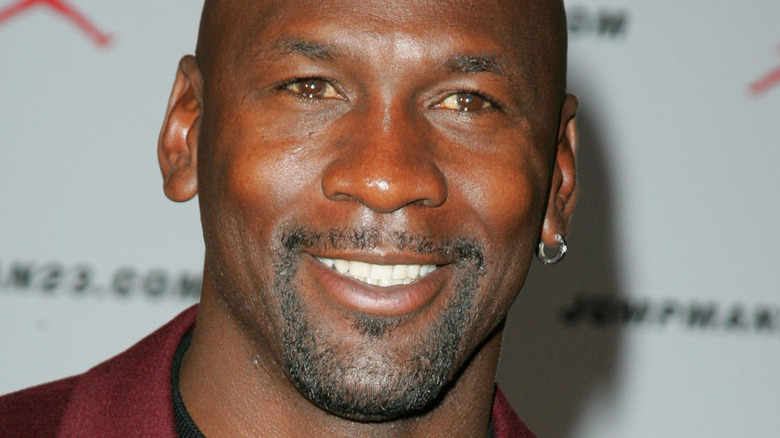 Michael Jordan smiling