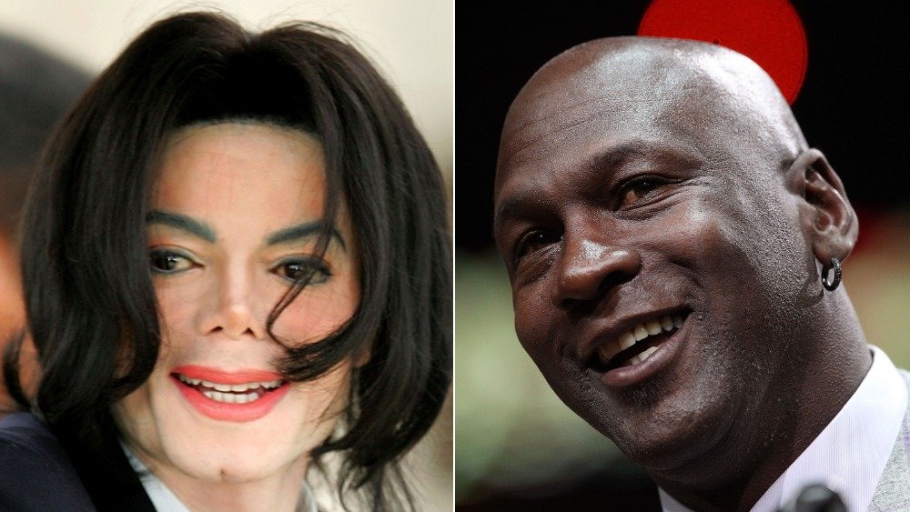 Michael Jackson and Michael Jordan