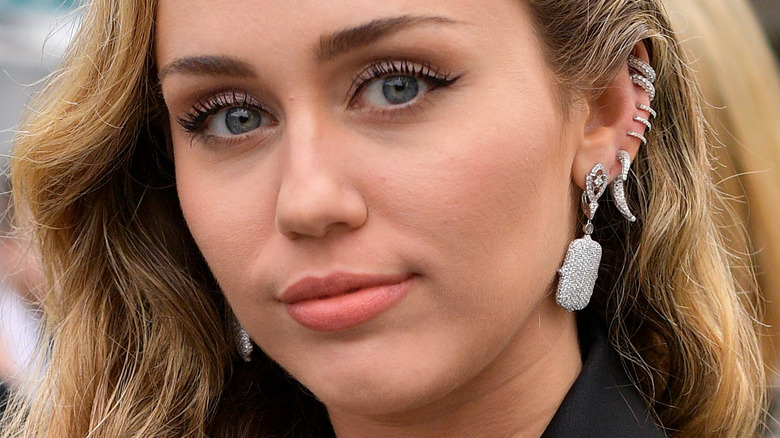 Miley Cyrus posing