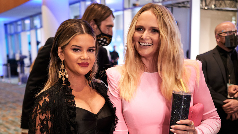 Maren Morris and Miranda Lambert smiling