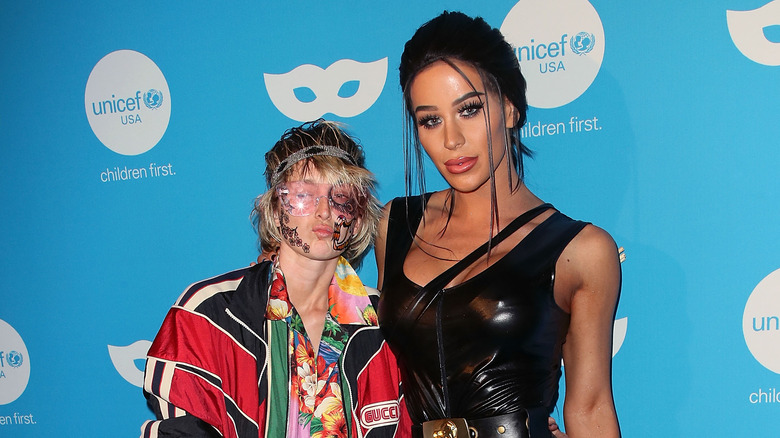 Nats Getty and Gigi Gorgeous both posing for cameras