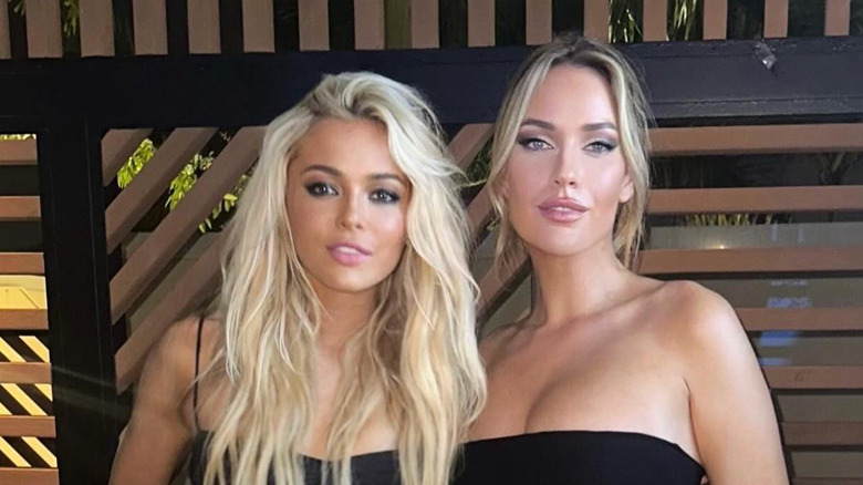 Olivia Dunne Paige Spiranac sheer black dresses