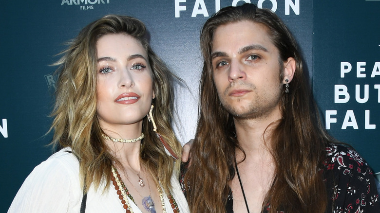 Paris Jackson and then-boyfriend Gabriel Glenn smiling