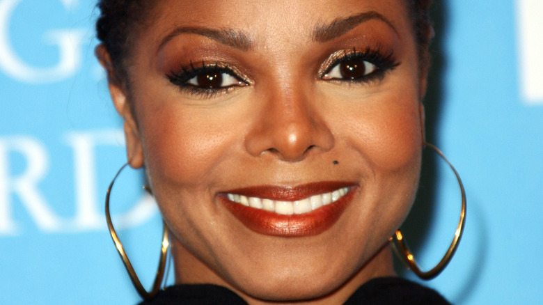 Janet Jackson smiling