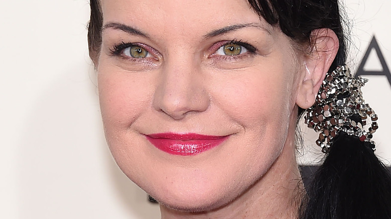 Pauley Perrette side ponytail