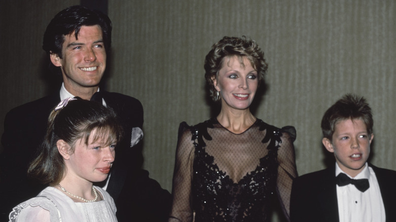 Pierce Brosnan with family